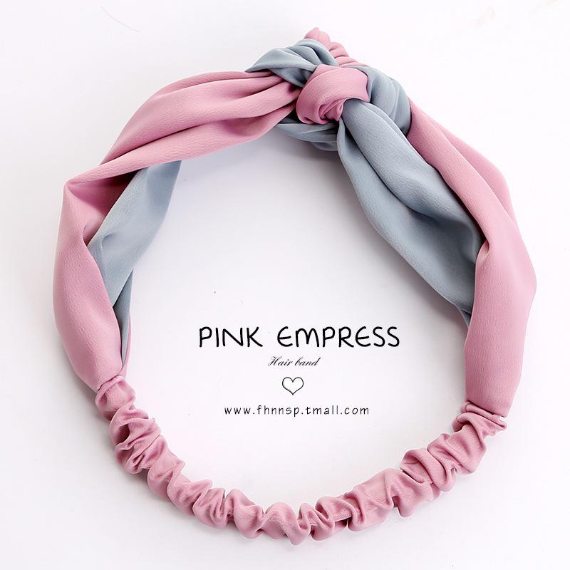 Korean Spring-Summer Elastic Chiffon Silk Headband for Women – Hair Accessories, Sports & Face Washing