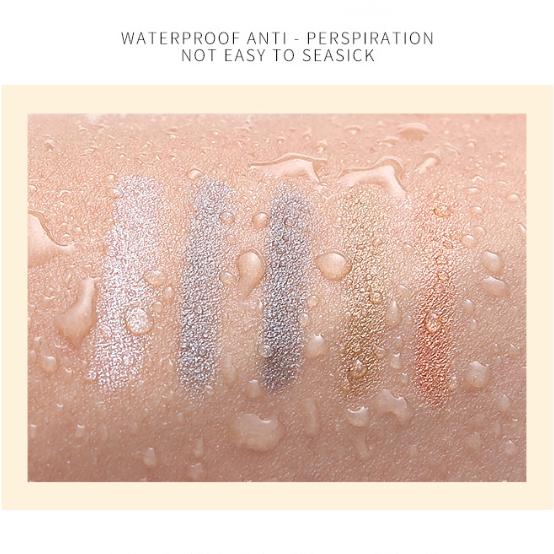 Vibrant Multicolor Eyeshadow Stick Long-Lasting Shimmery and Glittery Eye Makeup Easy-to-Apply Smudge-Proof and Waterproof Eye Shadow Pencil