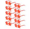 10 Pairs Star Shaped Rimless Tinted Party Sunglasses Cute Candy Color Frameless Glasses Trendy Eyewear -Blue Purple Pink Red