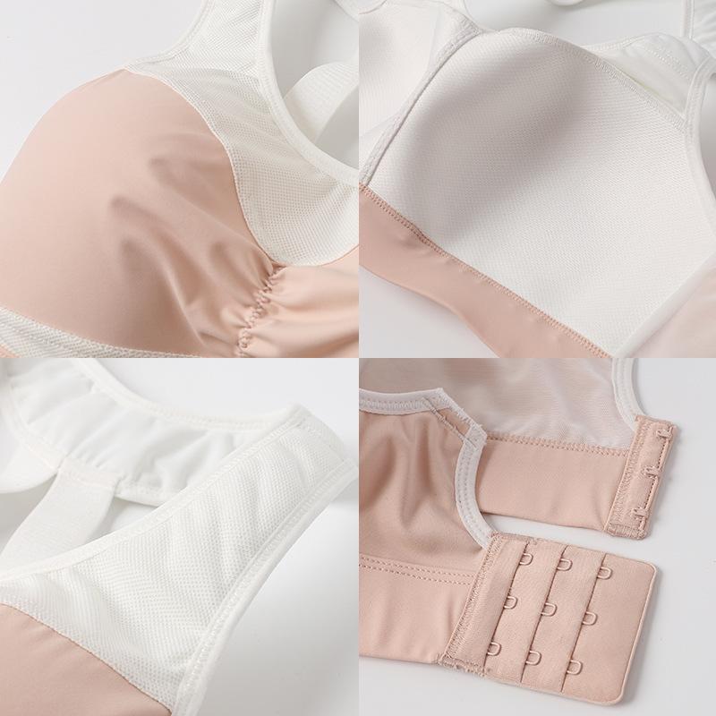 Summer thin large size sports underwear women's shock-proof high-intensity running shock-absorbing professional fitness vest seamless bra