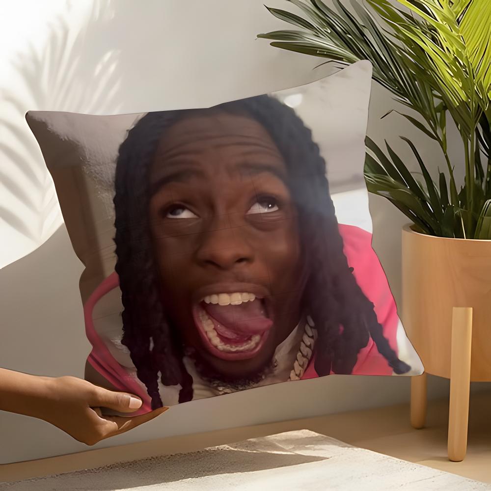 Funny Kkai cenat meme kc Pillow Case Home Living Room Decoration Linen Pillow Cases Cushion Cover