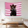LLeon KKennedy Hippie Aesthetic Wall Tapestry  American Flag Design for Bedroom Dorm  Home Background Decor Birthday Gift