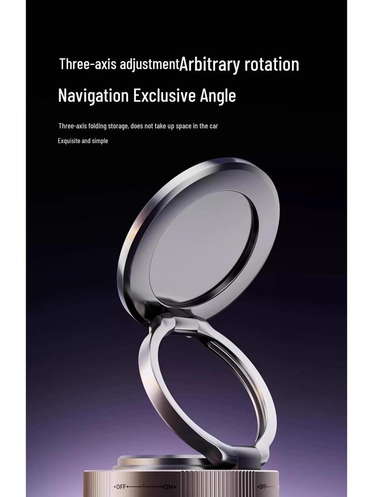 2025 Magnetic Car Phone Holder with Vacuum Suction Cup, Compatible with MagSafe