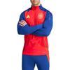 Adidas Spain Fef Tr Top 2024 Color Block Stand Collar Pullover Long Sleeve Football Shirt Men tops IP6402