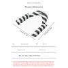 Stripe Pattern Float Air Cushion Leakproof Inflatable Floating Single Seat Thickened Floating Bed for Summer Water Entertainment