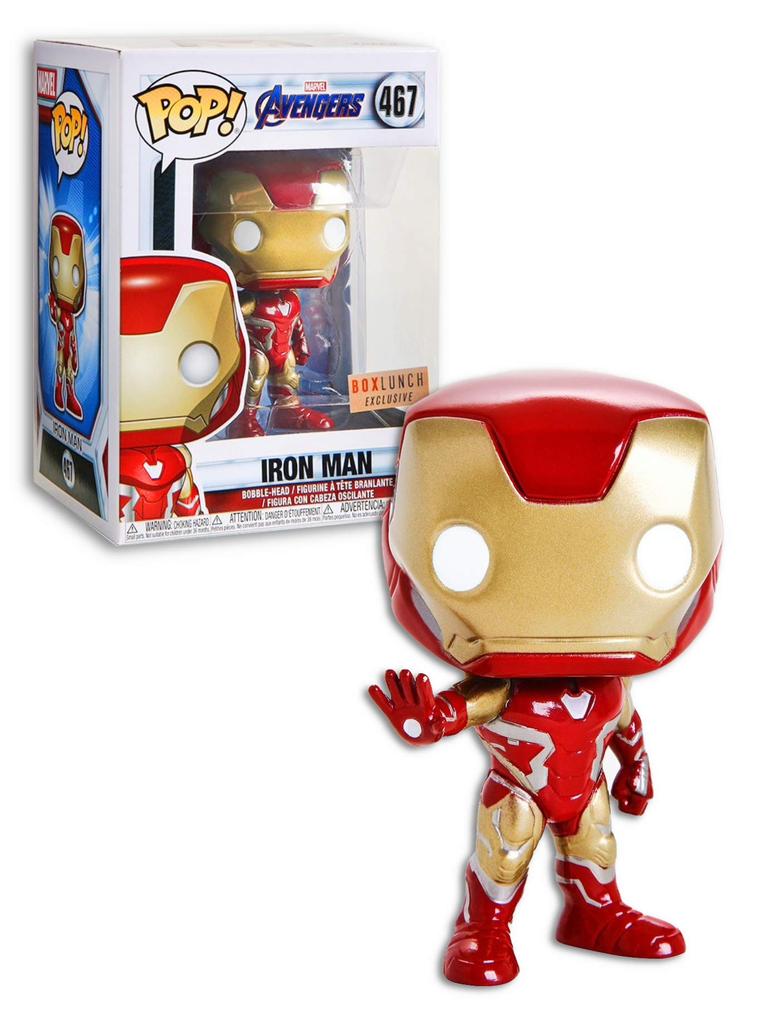 Funko Marvel Avengers Endgame Iron Man Exclusive Vinyl Bobblehead Figure POP!