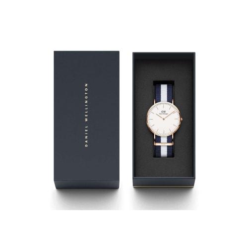 [Official Shop/2-Year Warranty/Authentic Import] Daniel Wellington DW Men's Classic Glasgow 40mm Watch in Rose Gold. Stylish and popular, perfect for