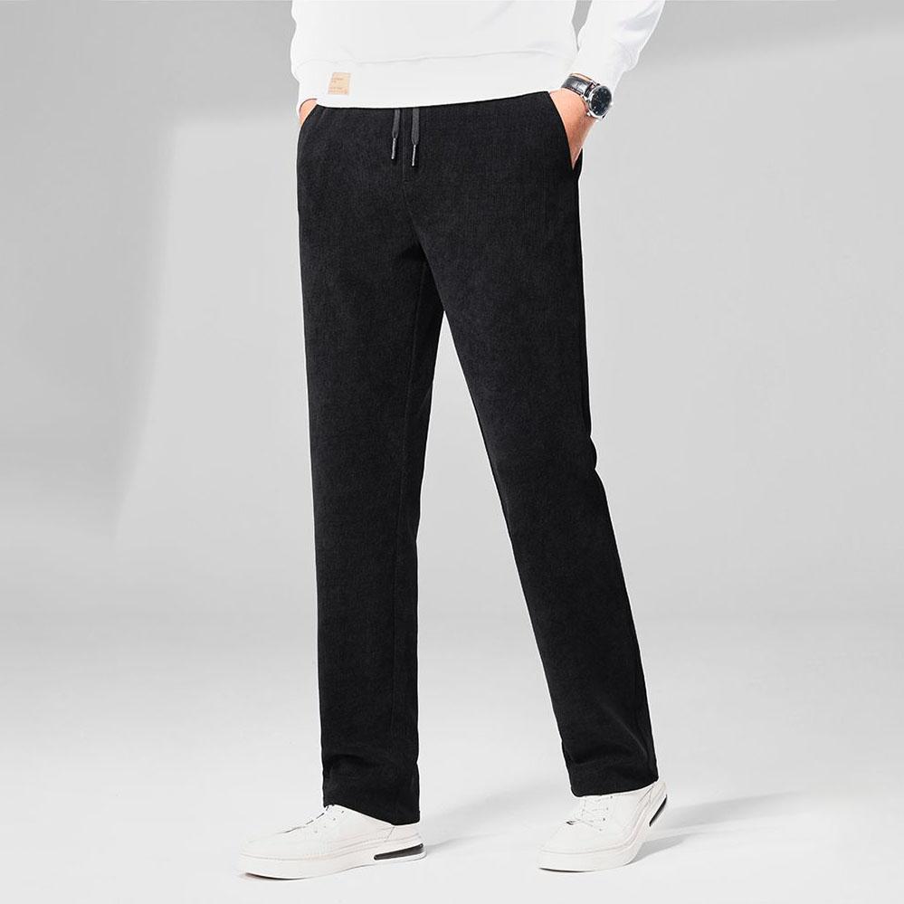Herren Freizeithose Elastische Taille Jogginghose Herbst Winter Kleidung Kordelzug Hose Männlich Cord Warm Große Größe Hose