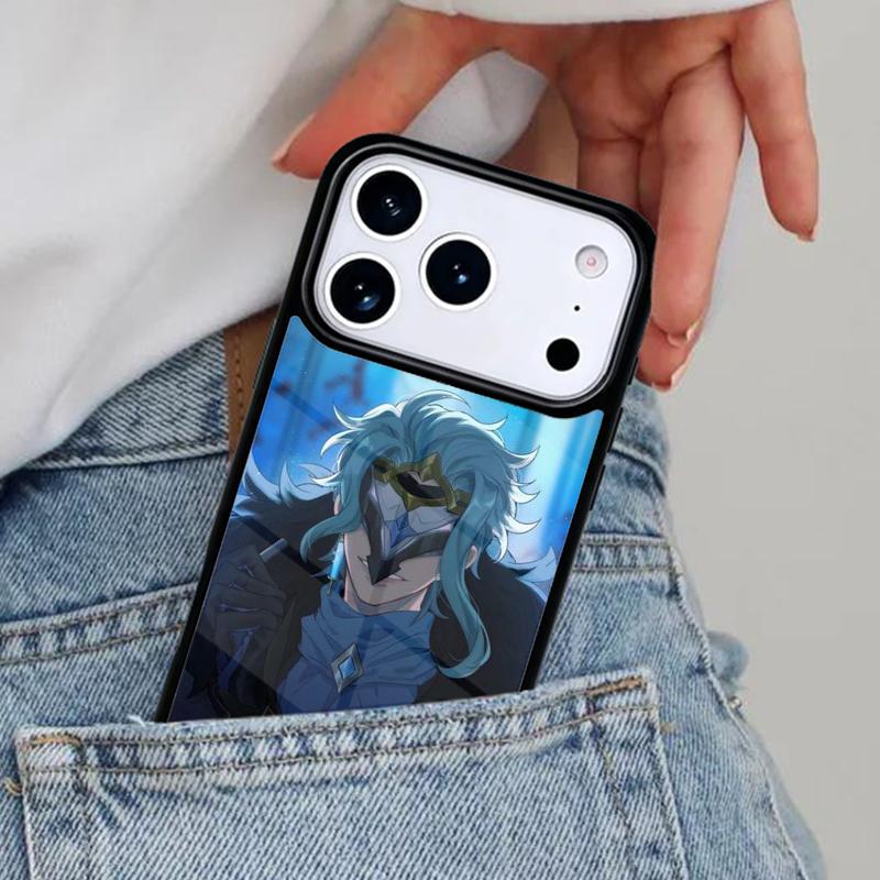 

Il Dottore Genshin Impact Phone Case for iPhone 16e 15 14 13 12 17 Pro Max Plus Air 17pro Cover Coque iPhone 15 Pro Max