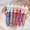 HUDA GIRL Lip Gloss Korean Lipoil Glossy Waterproof 6 PCS Combo for Girls & Women, Multicolor Cute Transparent Shine, Long Lasting Non-Sticky Cle