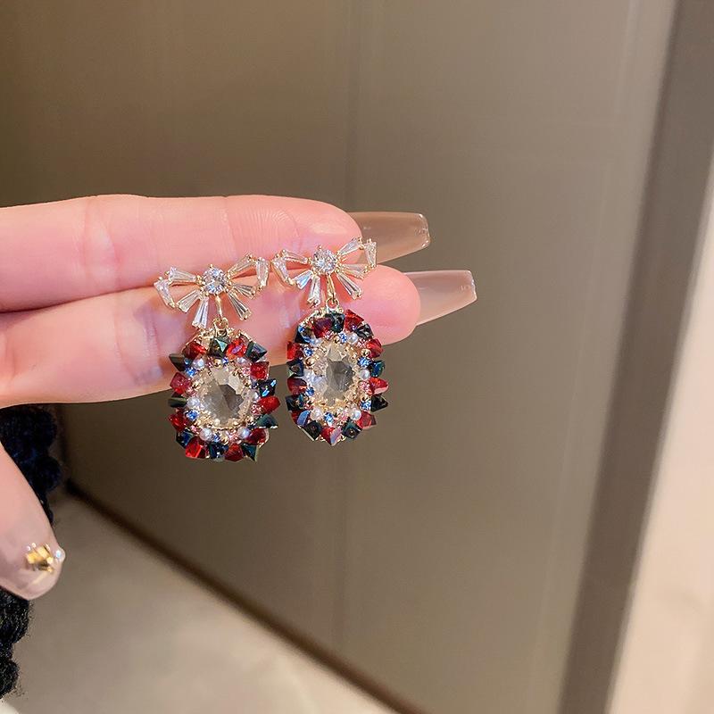 

GemChic женские серьги-гвоздики иглы с имитацией циркона, геометрические серьги, модные изысканные украшения на день рождения, Рождество, подарок