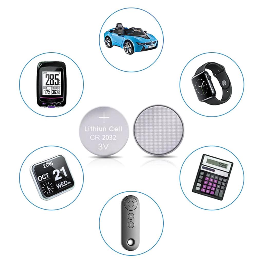 5/10Pcs Lithuim Cell Button 3V CR2032 Lithium Batteries for Electronic Watch LED Light Toy Remote Control Calculators