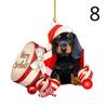 2023 Christmas Ornament New Year Festive Party Supplies Room Xmas Tree Pendant Cute Kitty Dog Cat Animal Decoration Xmas Gift