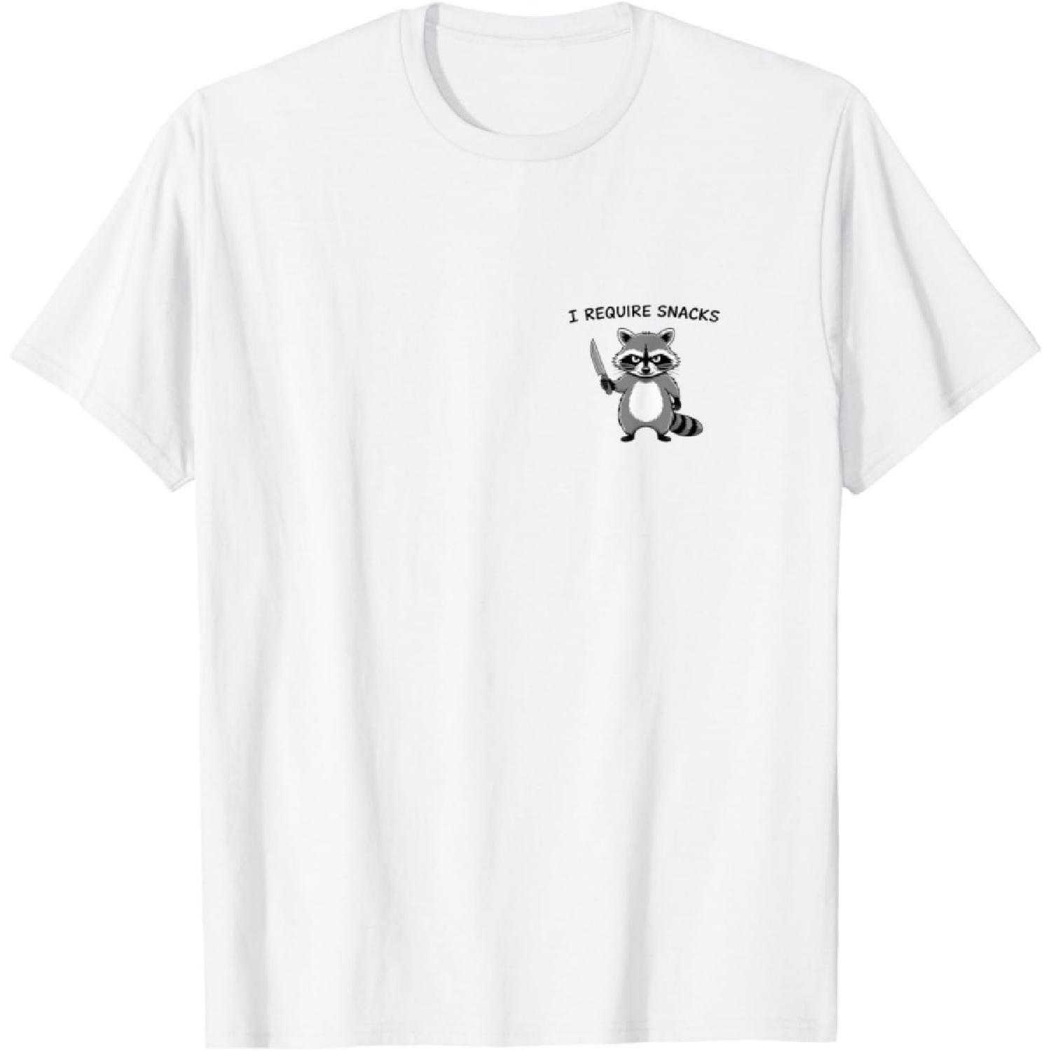 Мне нужны перекусы Енот Футболка(1) S