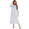 Bata de felpa con cremallera para mujer con capucha térmica larga bata de noche invierno comodidad cremallera reclinable pijama bata de casa ropa casual bata de noche