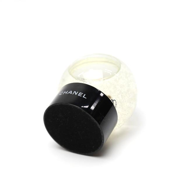 Chanel Novelty Christmas Object Glass Black Unisex Used