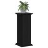 Plant Stand Black Oak Look 33 X 33 X 80 Cm
