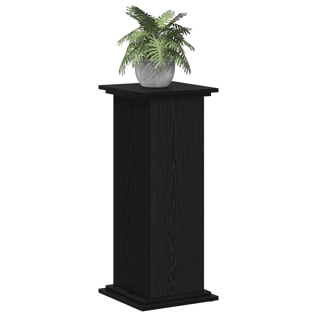 Plant Stand Black Oak Look 33 X 33 X 80 Cm