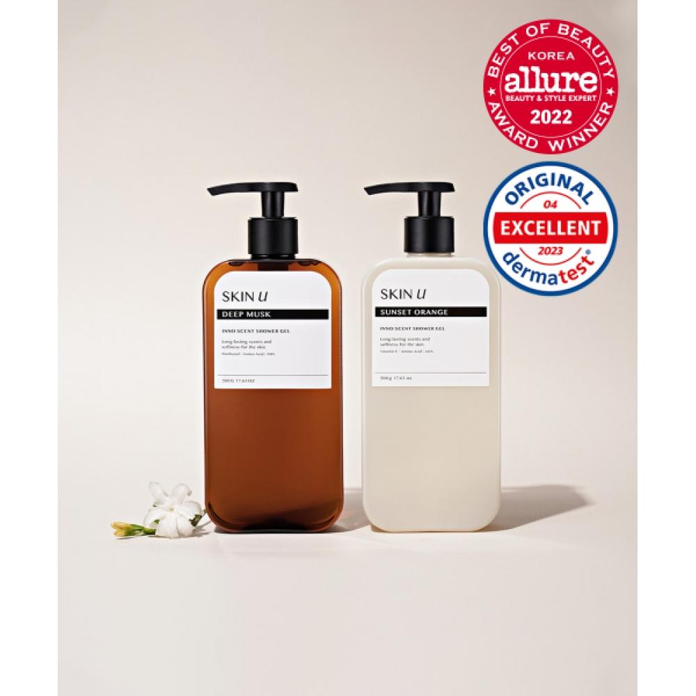 Skin U Care Shower Gel 500g 2 S + Soap bonUS Innocent
