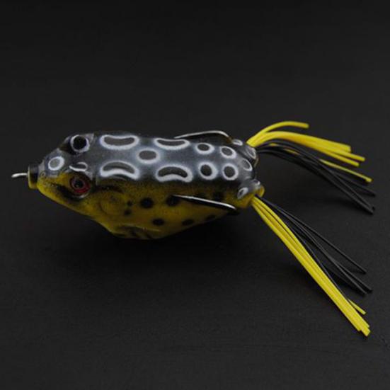 5Pcs/Set 6cm Fishing Artificial Lifelike Lure Wobbler Frog Shaped Fish Bait