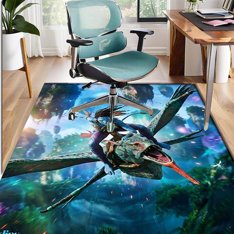 Tappeto con Motivo Avatar, Tappetino da Interno/Esterno, per Picnic, Sala Giochi, Camera da Letto, Ufficio, Soggiorno, Tappeto Decorazione Casa, Regalo di Compleanno