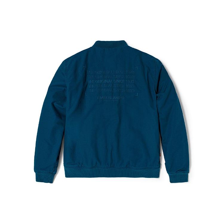 Timberland Puffer Jacket Winter Men's Medium Blue A22A2-BZ4