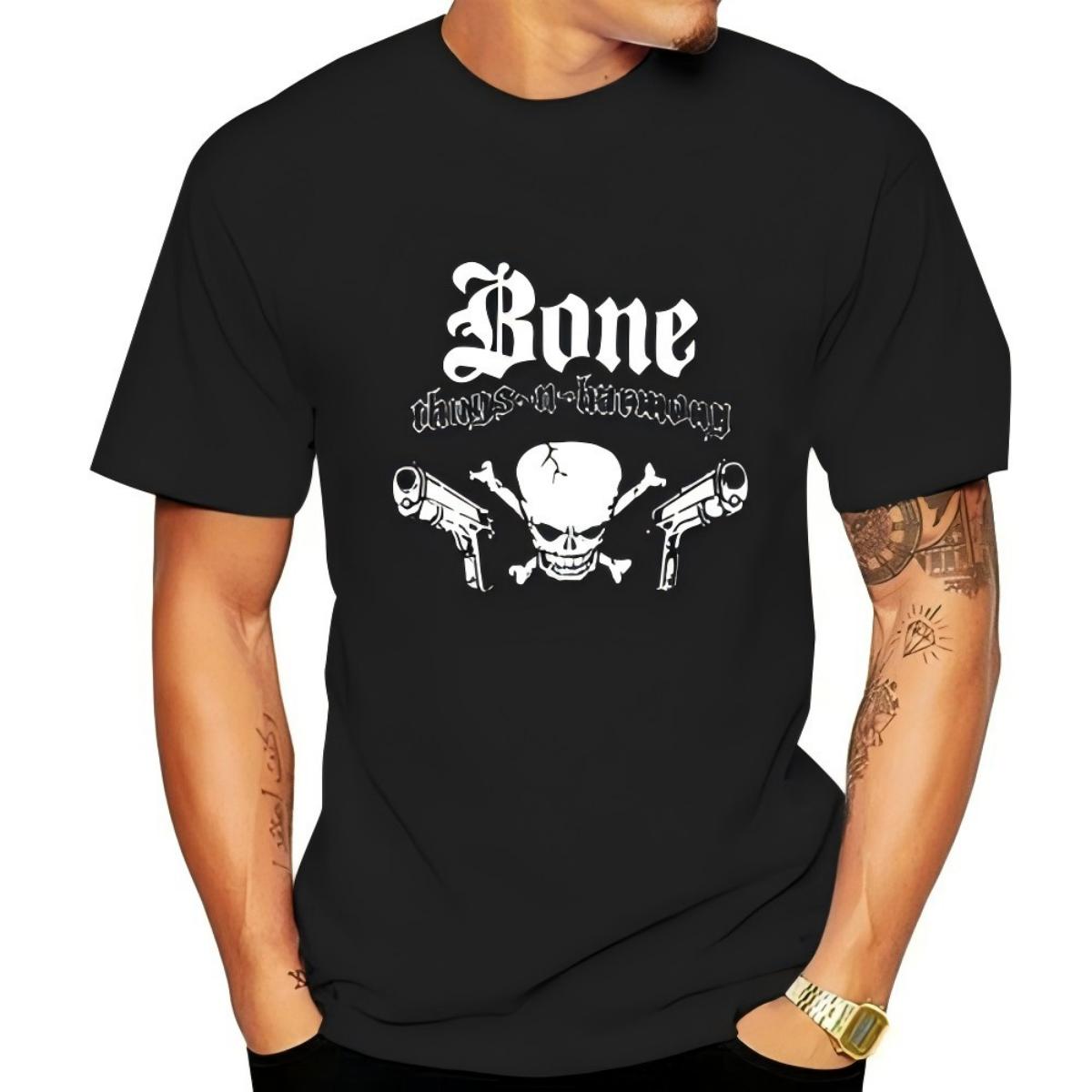 Bone Thugs-n-Harmony Skull Logo T-Shirt L
