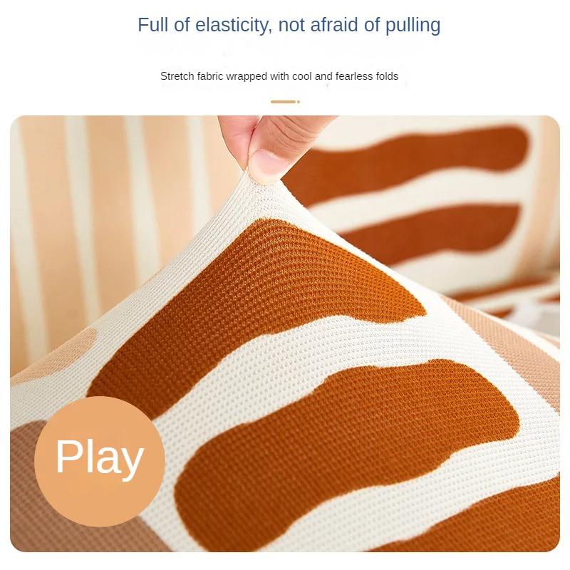 Sofabezug rutschfest all-inclusive Armlehne Rock Sofabezug Sommer Böhmisch Luxuswind Dreisitzer Sofa Handtuch