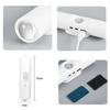 1/2/3PCSSmart RGB Gradient Night Light Magnetic MotionSensor Rechargeable Wall Lamp for BedroomBathroom Closet Garden Home Decor