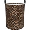 Leopard Print Print Circular Hamper Perfect For Organizing Clothes Toys And More