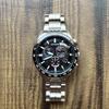 Used Citizen Atessa Eco Drive Chronograph Radio Solar Operating Item AT3004-58E Men's Watch