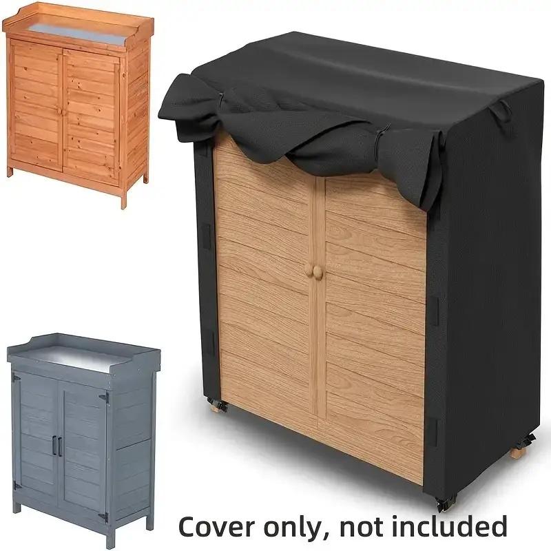 

Duty Waterproof Cabinet Cover Outdoor Storage Box Protector,Heavy Duty Waterproof Cover for Outdoor Furniture and Storage Units 100x46x91cm чёрный