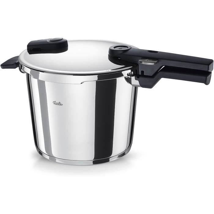 Autocuiseur - FISSLER - Vitaquick - 6 Litres - Acier Inoxydable - 2 Niveaux De Cuisson