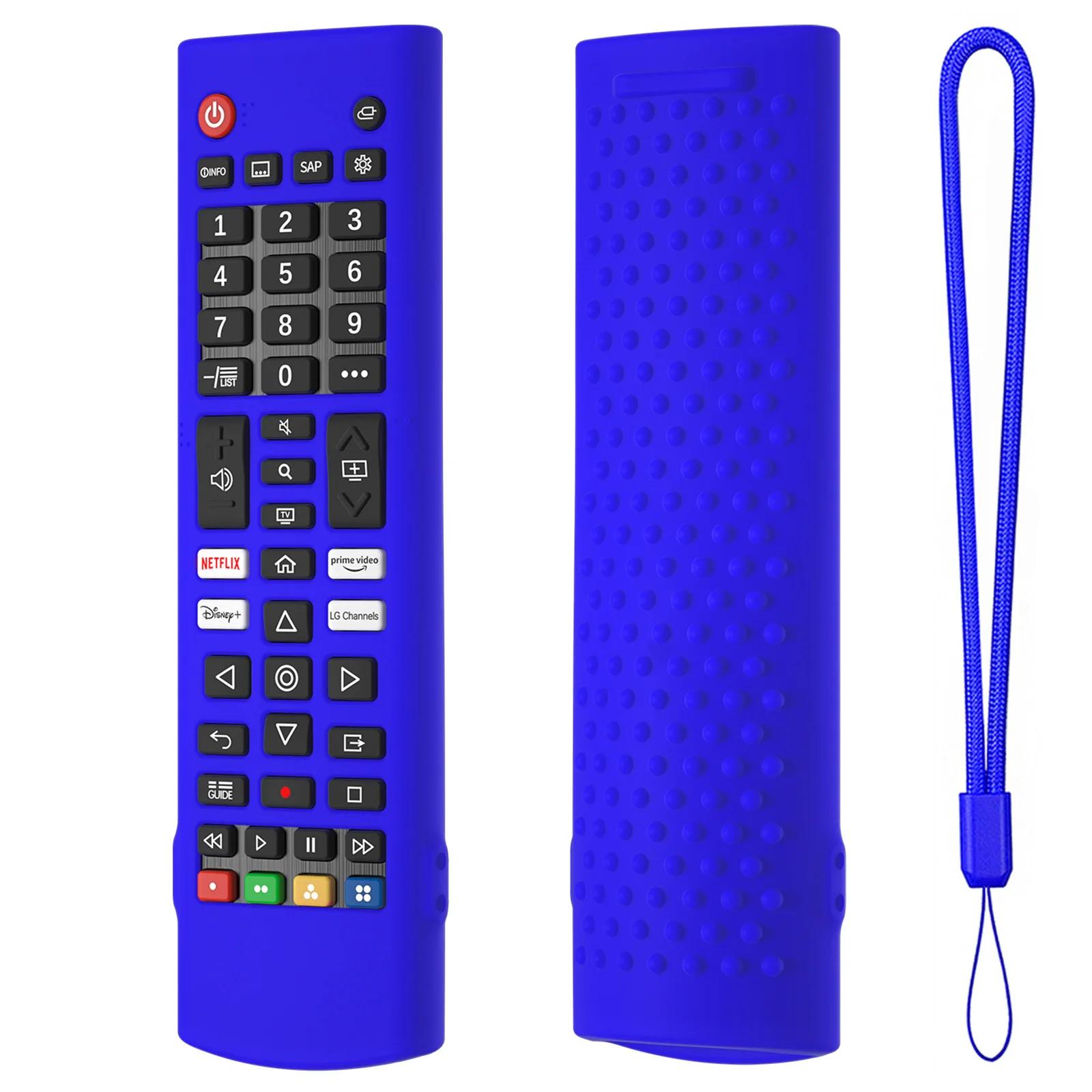 

Silicone Case Protective Cover Fit for LG AKB75375604 AKB75095302 AKB73715601 for LG AKB Series Smart TV Remote Control Cover синий