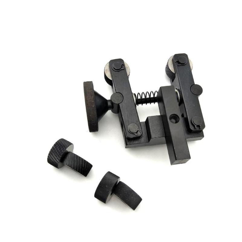Rullino zigrinatore regolabile a doppia ruota, diametro 19 mm, rulli in lega di alluminio per tornio mini 0618, pezzo da lavorare 10-35 mm
