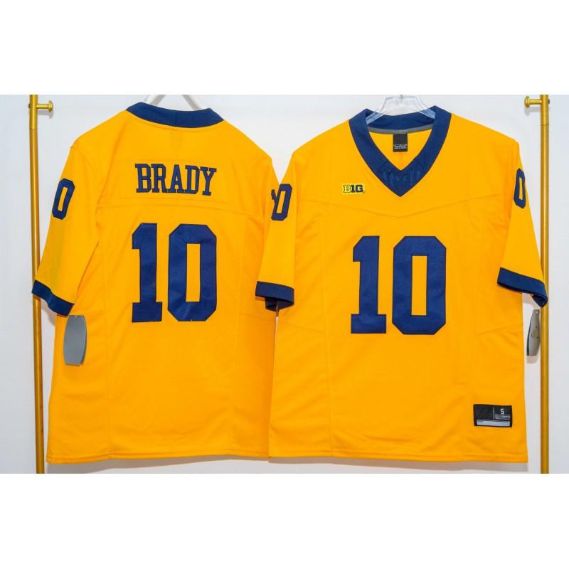 Michigan Wolverines College Football Jersey NCAA Style Embroidered Team Uniform Men Fans Sports Apparel