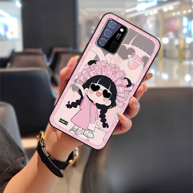 Dirt-resistant Full Wrap Phone Case For Oukitel C25 Graffiti Soft Case Cute Protective Back Cover Durable Animals TPU