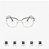Mode Kattöga Fotokromiska Solglasögon Unisex Glasögon med Färgskiftande Glas Damer Anti Blått Ljus