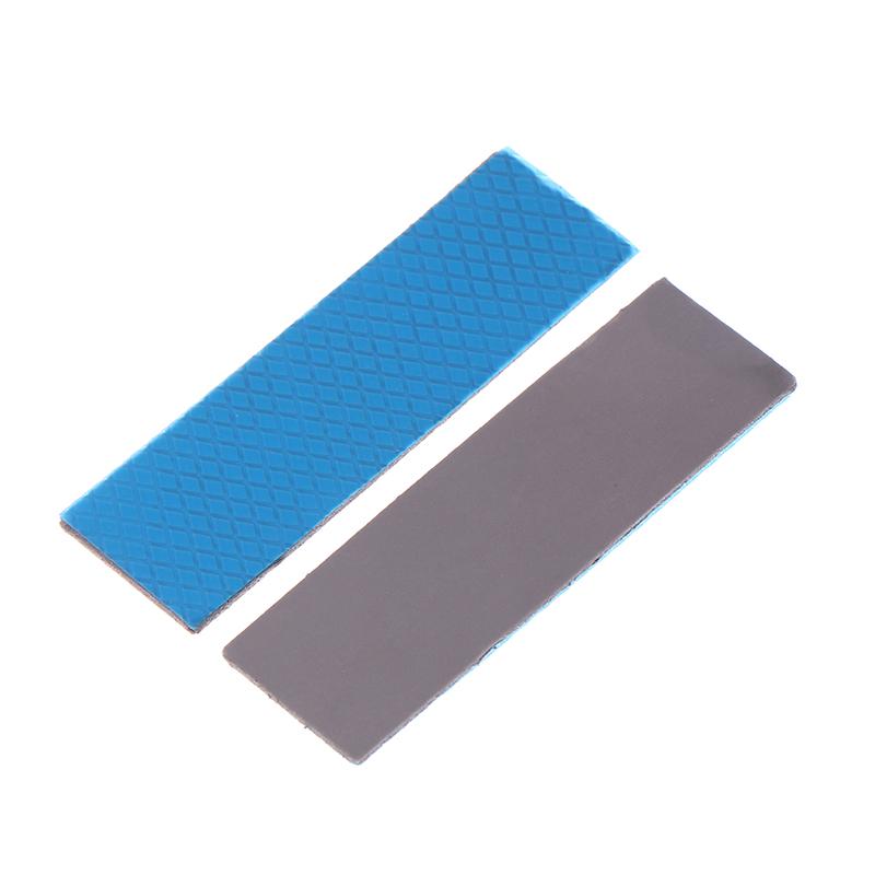 2 vnt. 15W M.2 terminių pagalvėlių laidžios pagalvėlės lakštas 0,5/1,0/1,5 mm silikoninė SSD terminė pagalvėlė lipni izoliacinė terminė pagalvėlė nešiojamam kompiuteriui