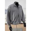 Men's Black CleanFit Workwear Bomber with Three-Proof Stand Collar