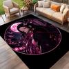 Demon Slayer Print Rug, Washable Floor Carpet, For Entryway Dorm Laundry Room Office Study, Home Decor Birthday Christmas Gift