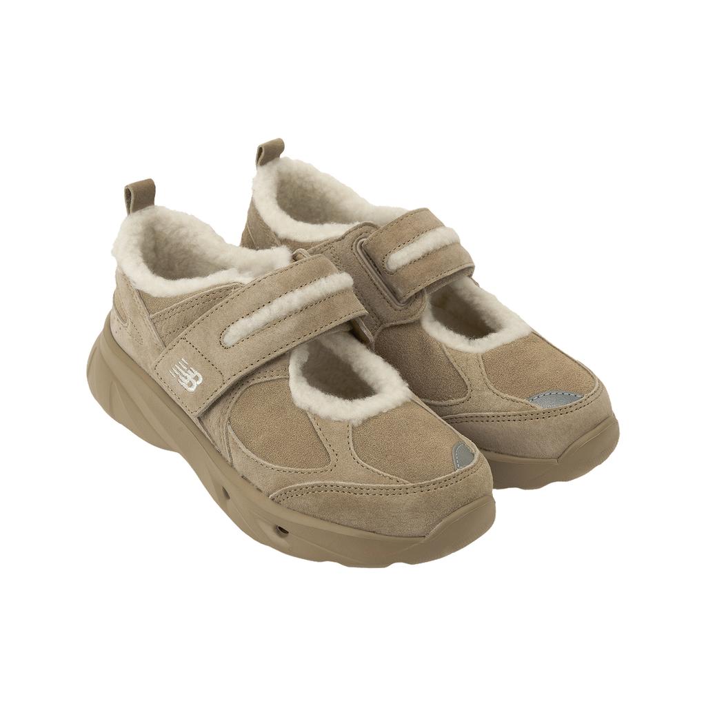 New Balance Winterbrise Fleece Mary Jane Beige Damen Sneaker Braun Weiß SD2205BE