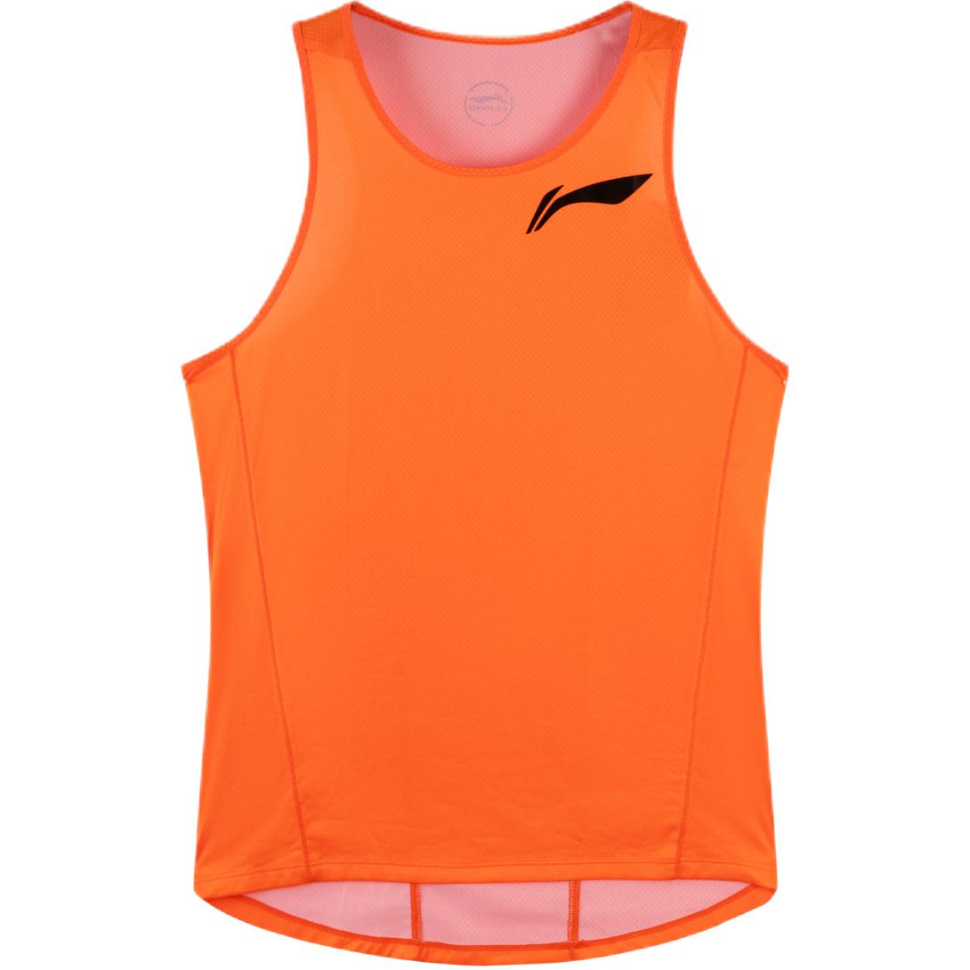 

Li-Ning Breathable Lightweight Quick-Dry Sports Casual Running Vest Men Vests Fluorescent-Bright-Orange YVSV025-3 4XL