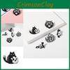 Stylish Skull Black Cat Metal Pin Brooch Eye-catching Fashion Accessory For All