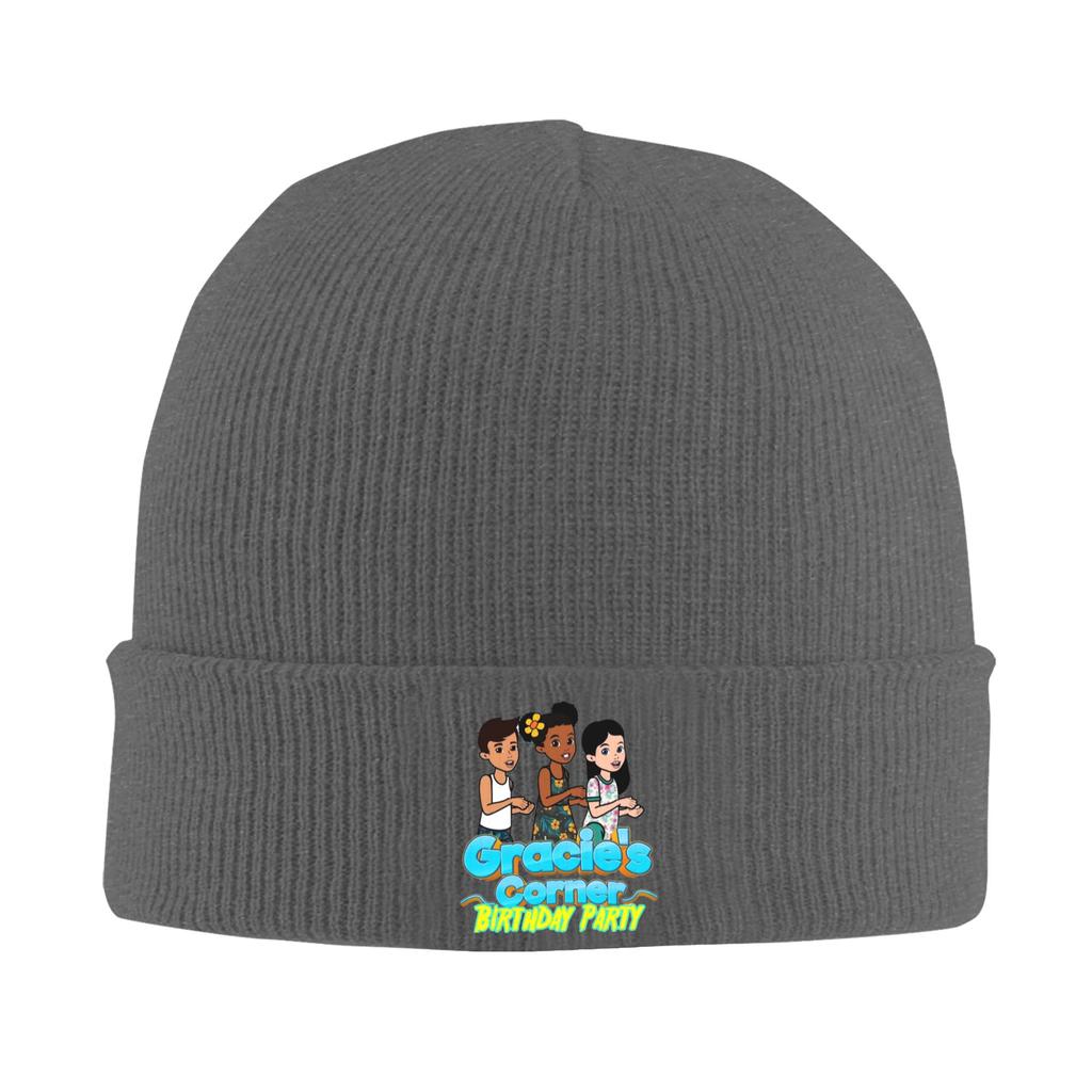 Gracies Family Corner Cute Phonic's Song Winter Skullies Beanies Hat Warm Autumn Knitted Hats Bonnet Caps for Women Men