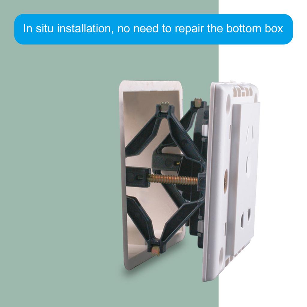 Pack of 10 Wall Outlet Repair Tool Electrical Box Repair Gadgets Quick Fix Socket Repair Set for 86 Type Socket Fixing