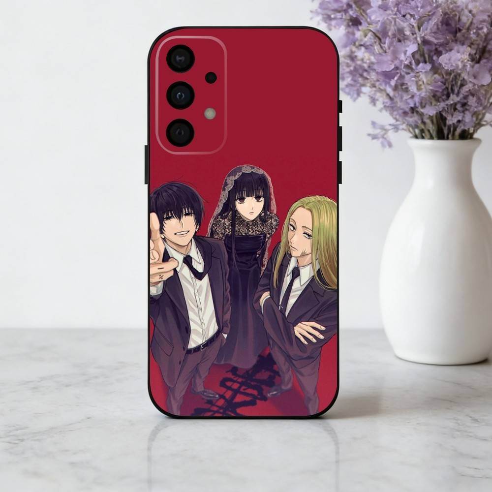 Anime S-Sakamoto-O D-Days phone Case For Samsung Galaxy A73,A72,A71,A70,A53,A52,A51,Others Soft Black Shell