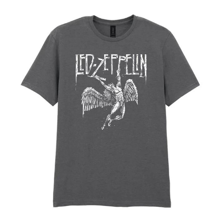 Led Zeppelin Angel - T-shirt Hard rock / heavy metal tee gift for music lovers XL