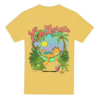 Garfield Mens Beach Time T-Shirt