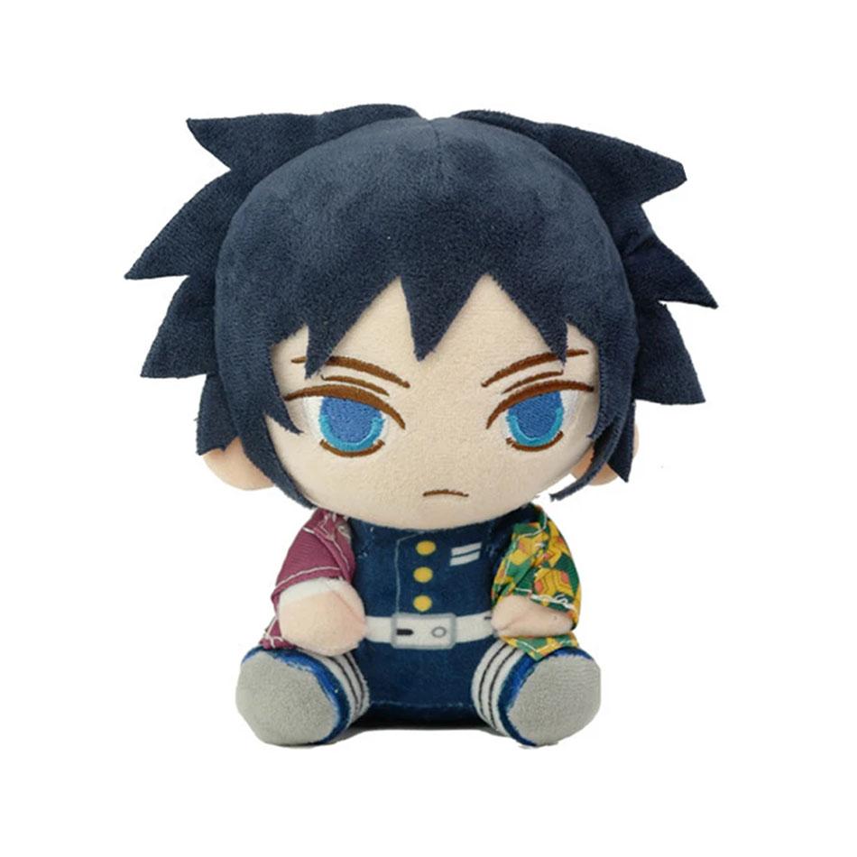 Horké 20cm Japonské Anime Demon Slayer Tomioka Giyu Kamado Tanjirou Kamado Nezuko Agatsuma Zenitsu Plyšové Hračky Panenka Peluche Dárek pro Ženy
